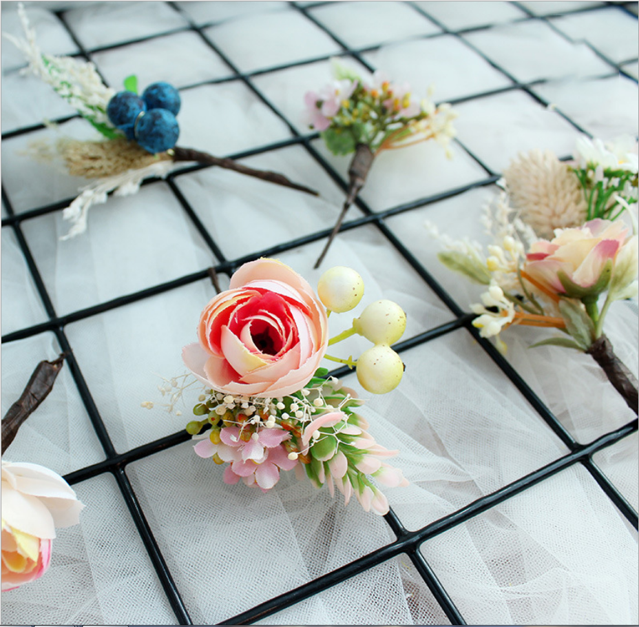 Новый дизайн Gypsophila зажим для волос лесная серия Свадебная заколка для волос аксессуары оптом
