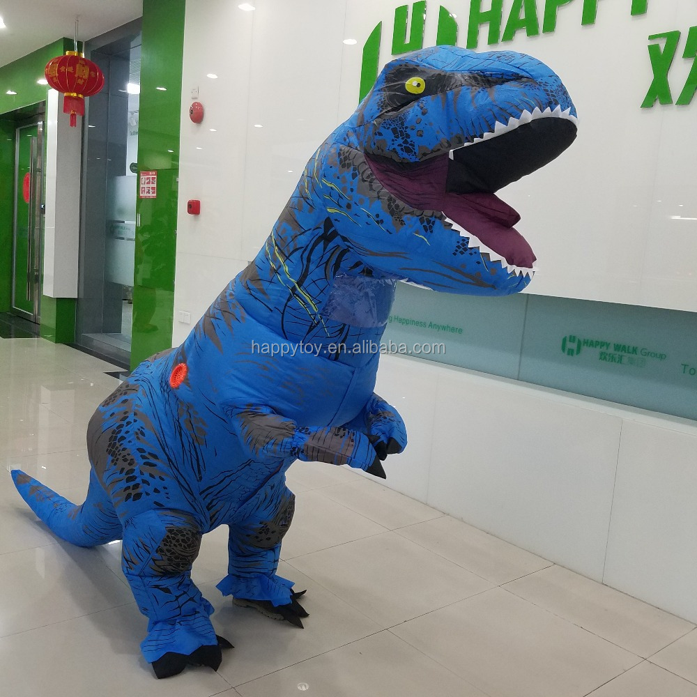 Надувной костюм t-rex с изображением динозавра на продажу