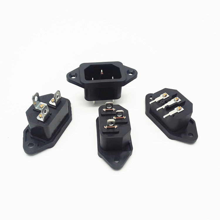 AC-04 розетка c14 адаптер питания DB-04 3 pin Электрический разъем iec c14 розетка