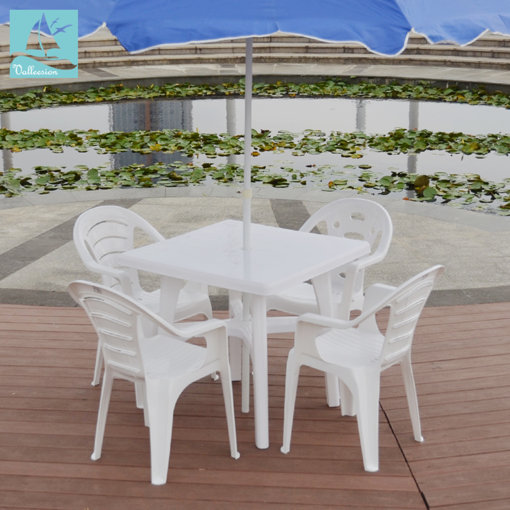 Best price good quality square plastic table
