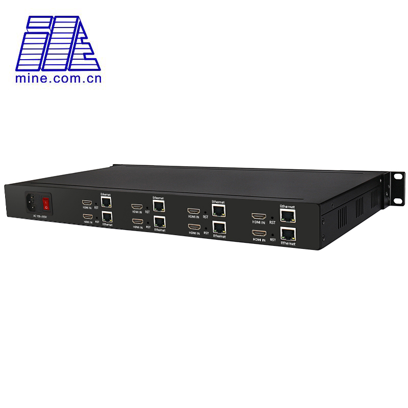 Новый кодировщик видеосигнала 8 HDMI H.265 для прямой трансляции IPTV через IP в Wowza,YouTube