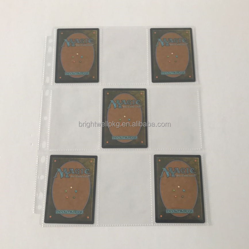 PRO 9-Pocket Poly страницы верхняя нагрузка для карт стандартного размера