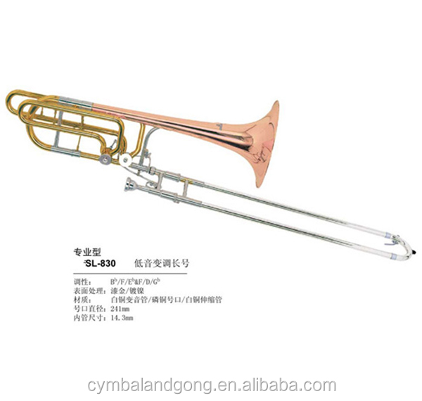 Высококачественный TXSL-830 бас тон Trombone профессиональный уровень