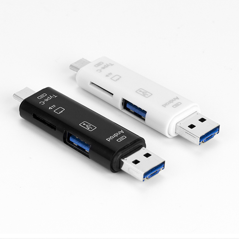 2018 новый продукт 3 в 1 Смарт мобильное устройство считывания карт, поддержка USB2.0 и Micro USB Type-C