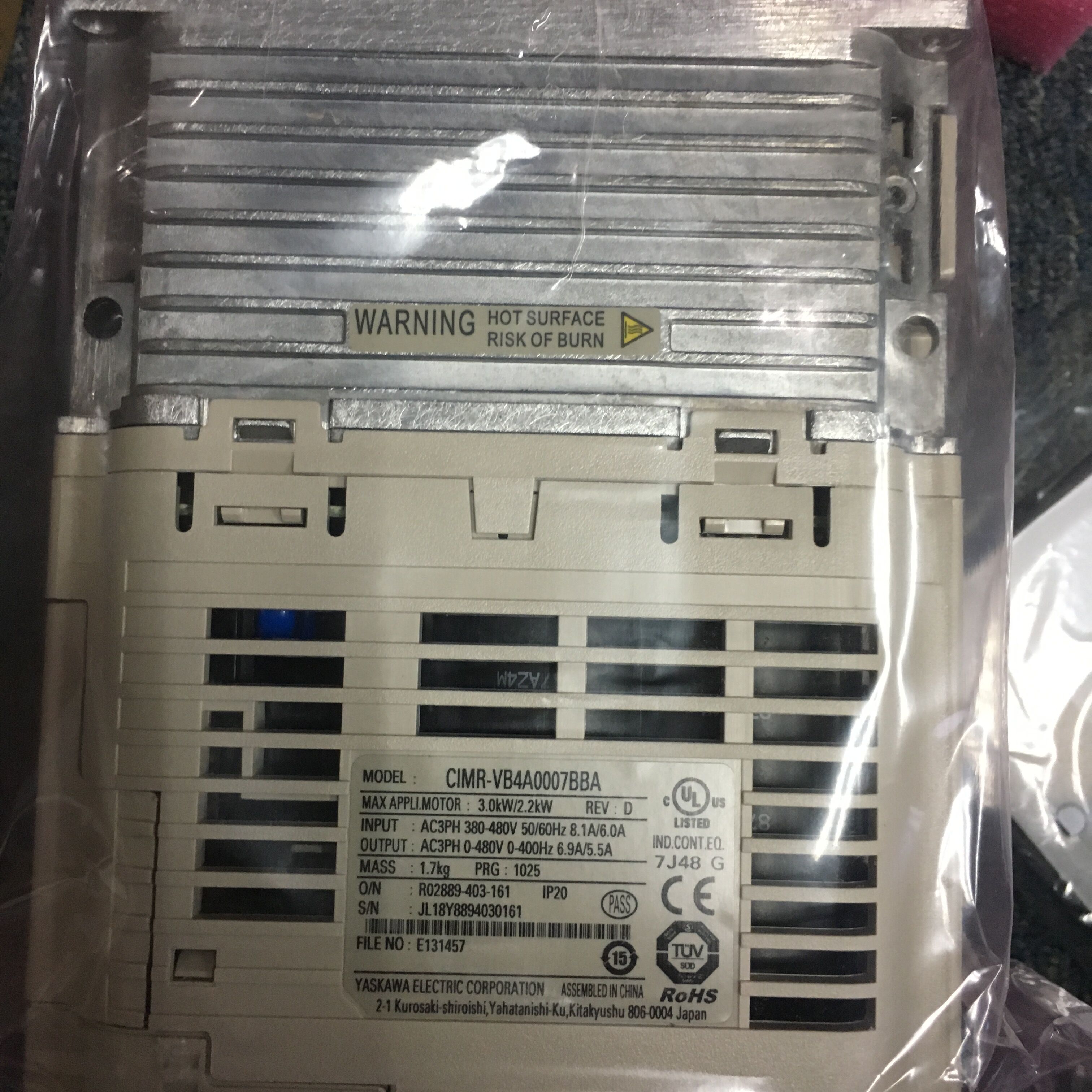 CIMR-VB4A0007BBA V1000 преобразователь частоты CIMR-VB4A0007BBA 2.2KW/3.0KW 380 V CIMR-VB4A0007BAA