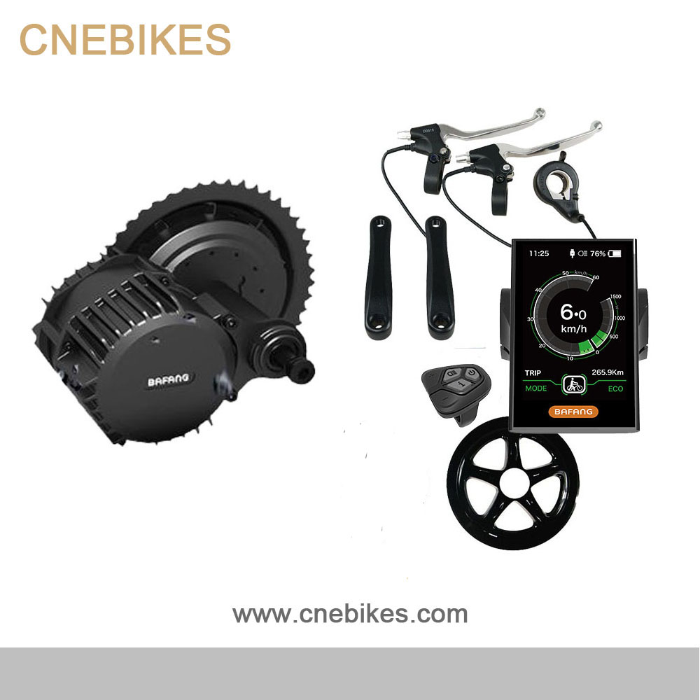 Color screen! Bafang 1000w 48v BBSHD/BBS03 mid motor kits for sale