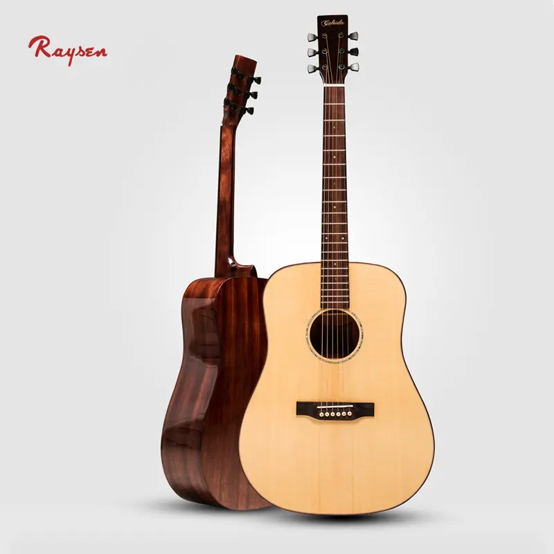 Factory Recommend High Gloss Solid Wood Acoustic Guitar Discount