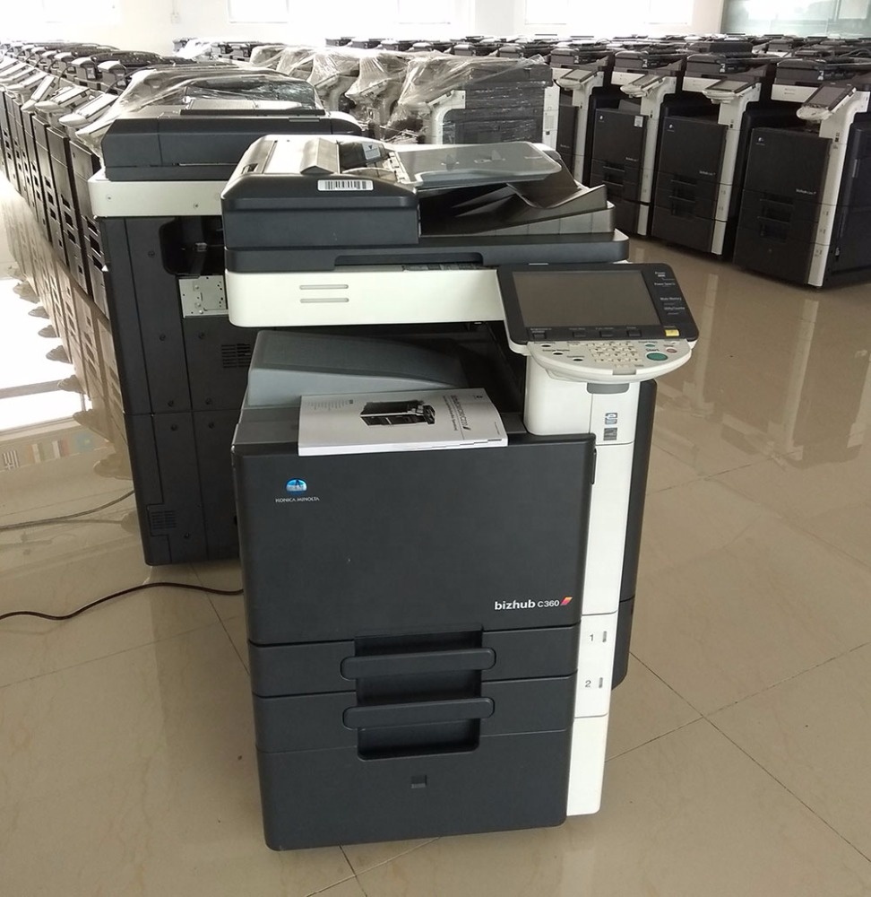 Высокое качество низкая цена вторая рука копиры принтеры машины Konica Minolta Bizhub C220 280 C360