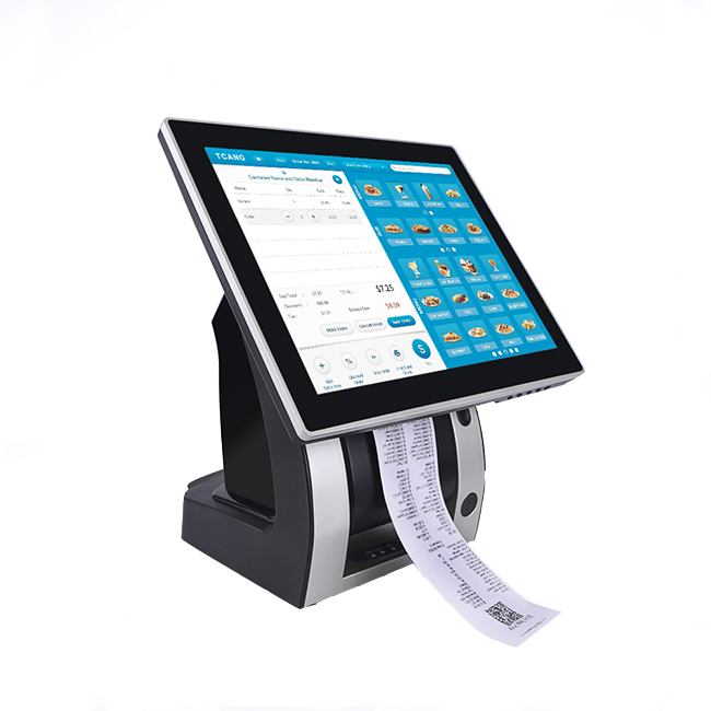 Pos Компьютер/кассовый аппарат с 80 мм pos принтер денежный ящик для розничной системы pos