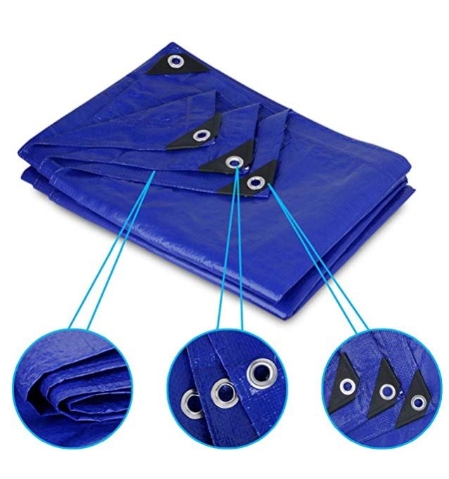 Waterproof PE Tarpaulin ,Rot ,Rip Tear Proof Boat Tarps Cover