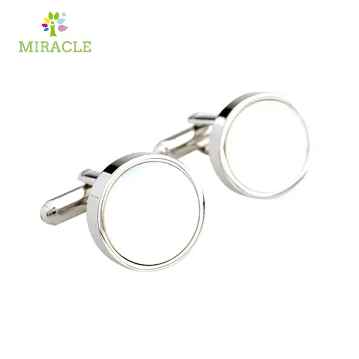 Personalized Zinc Alloy Cufflink For Sublimation