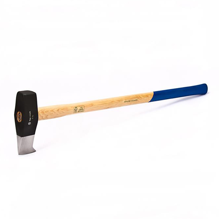 splitting axe with hickory handle