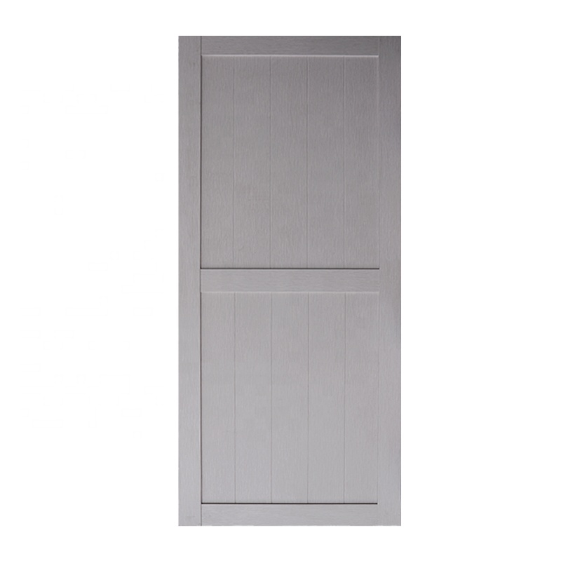 OEM PVC surface MDF barn door popular in market apartment finished PVC sliding barn door