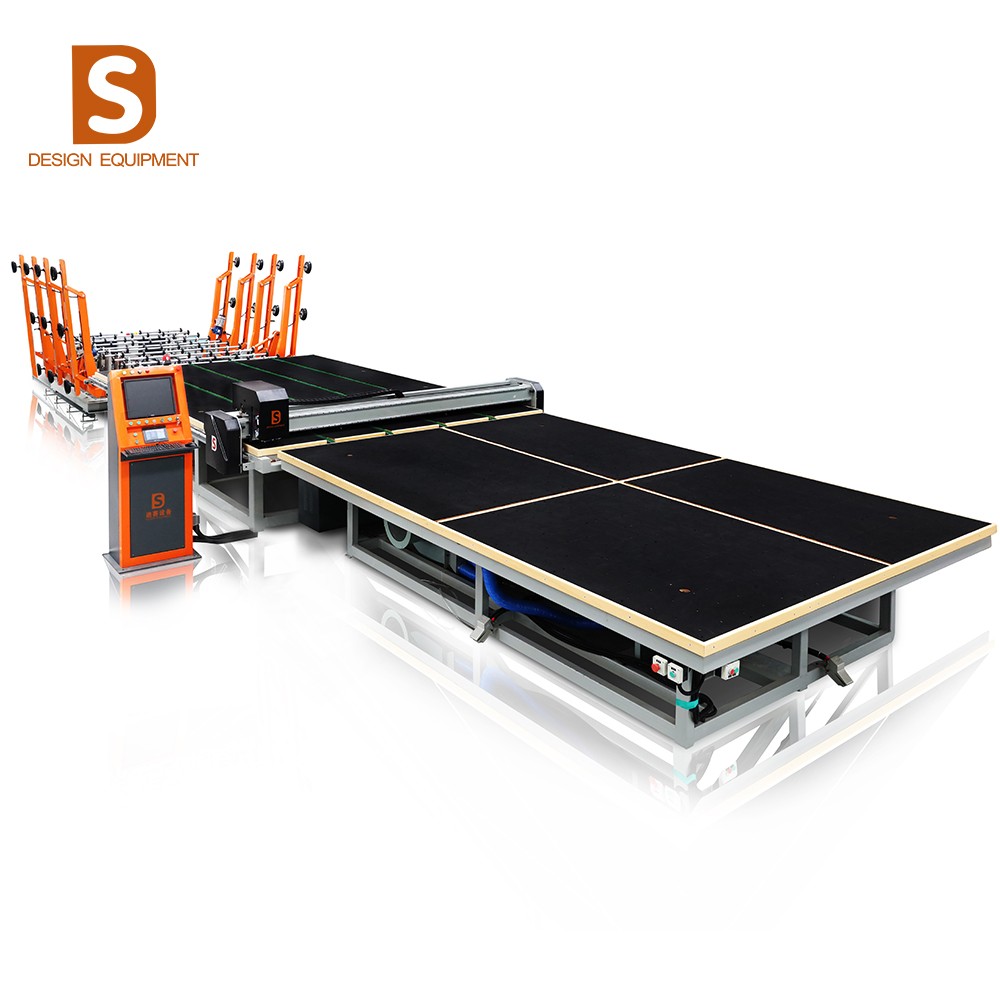 South Africa best selling full automatic cnc glass cutting machine line