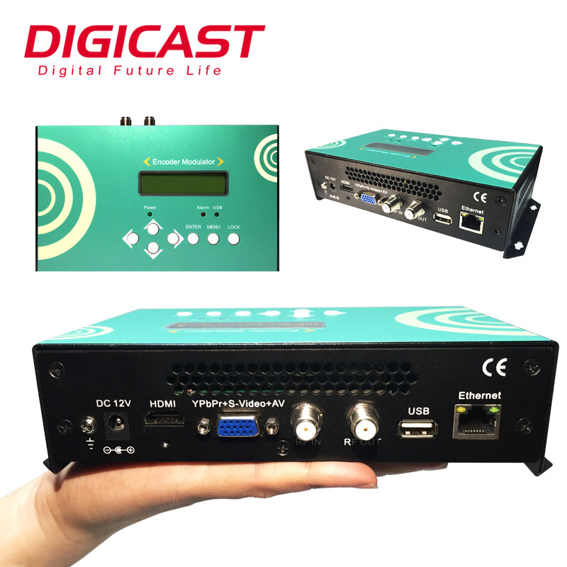 (DMB-9591)HD/VGA dvb-t2 ip модулятор MPEG-2/mpeg4 1080p оборудование для цифровой ТВ-трансляции