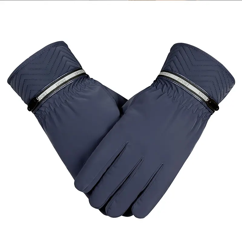 Wholesale thicken lined warm mens touch screen winter gloves