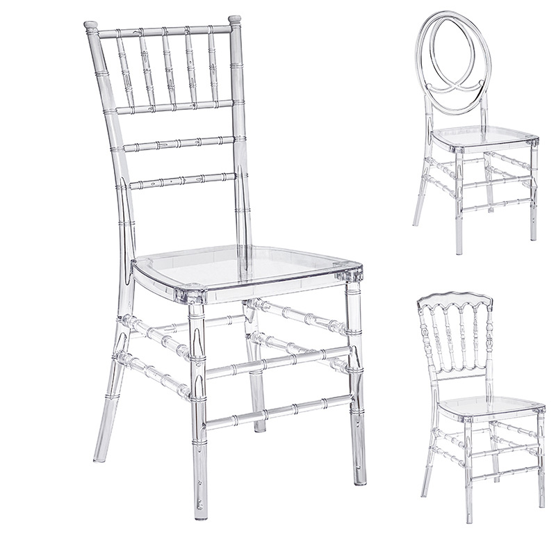 Прозрачный Кристальный акриловый прозрачный свадебный стул chiavari
