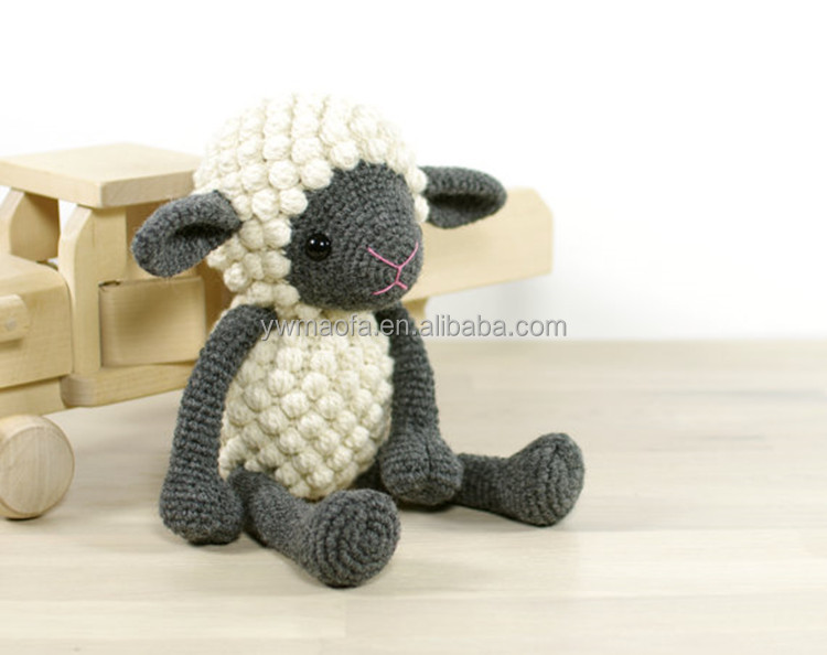 Оптовая продажа, детские игрушки-кролики ручной работы Amigurumi 100%