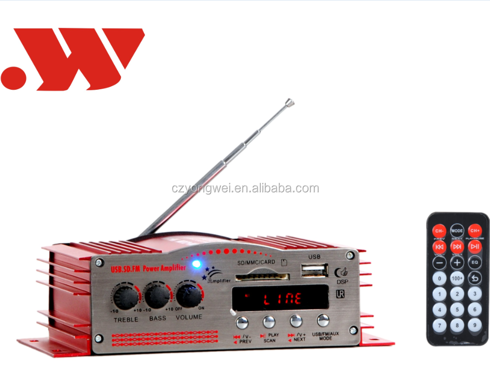 YW-100 усилитель мощности басов 12 В постоянного тока