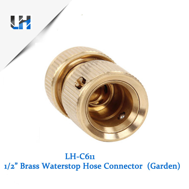 UK 1/2 "Садовый шланг латунь waterstop разъем