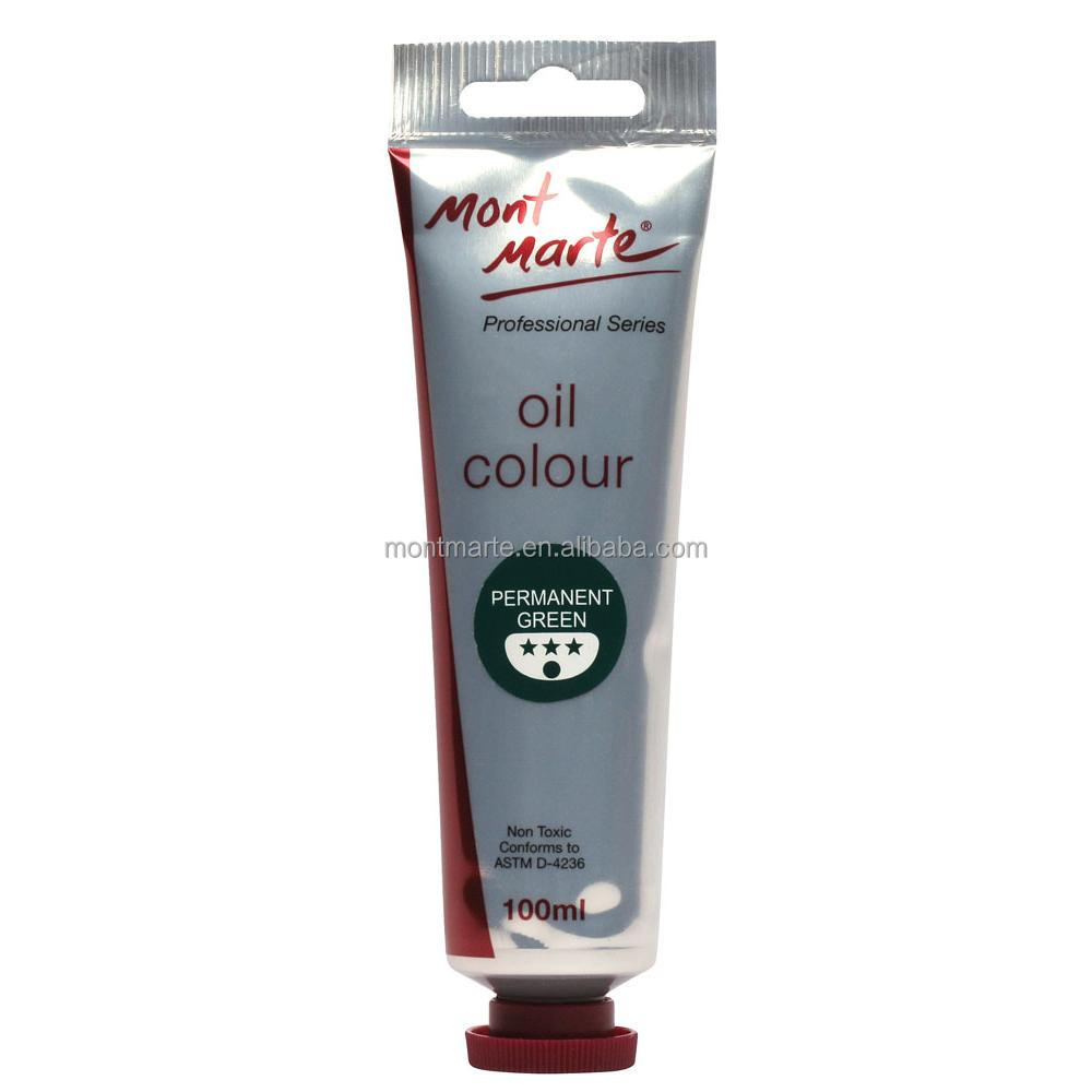 Mont Marte Oil Paint 100mls - Permanent Green