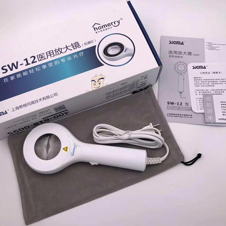Ручной дерматоскоп SIGMA лампа Вуда SW-12 анализатор кожи медицинские увеличительные стекла