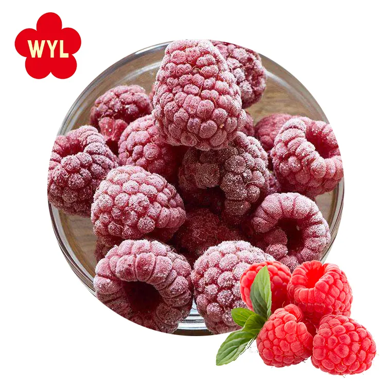 Best selling iqf frozen whole raspberries organic