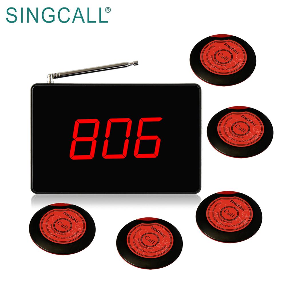 Оптовая цена, беспроводные системы сигнализации официанта в ресторане SINGCALL