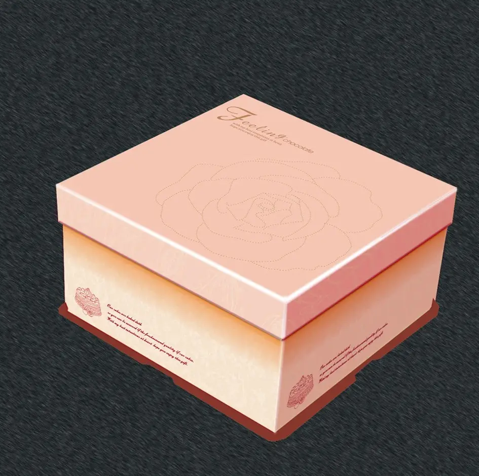 Элегантный торт коробка с различных цветов и размеров