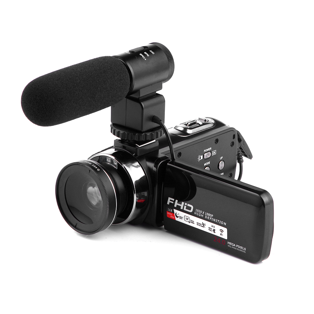 2019 Рождественский подарок 1080P 24MP HD WiFi цифровая видеокамера