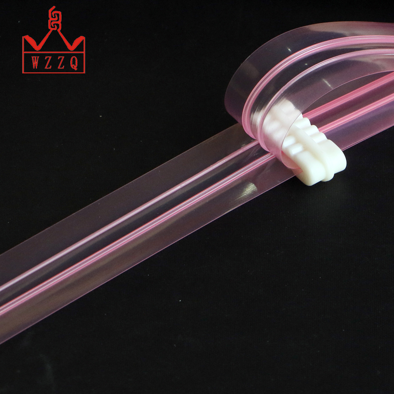 Самая низкая цена многоцветная прозрачная пластиковая молния pe pp pvc