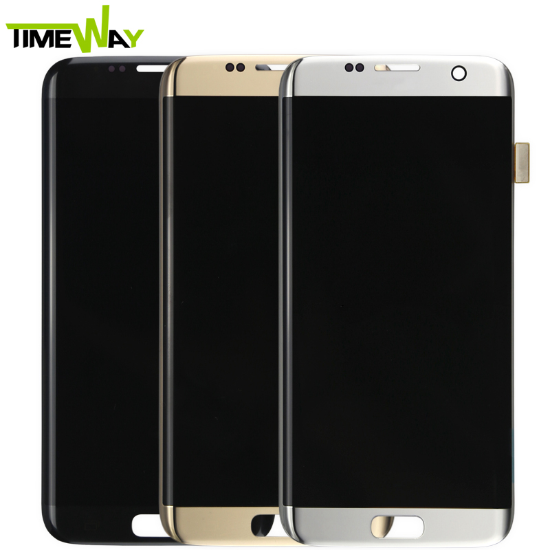 Для Samsung S6 S7 S8 S9 LCD с кнопкой Home, ЖК с сенсорным экраном для Samsung