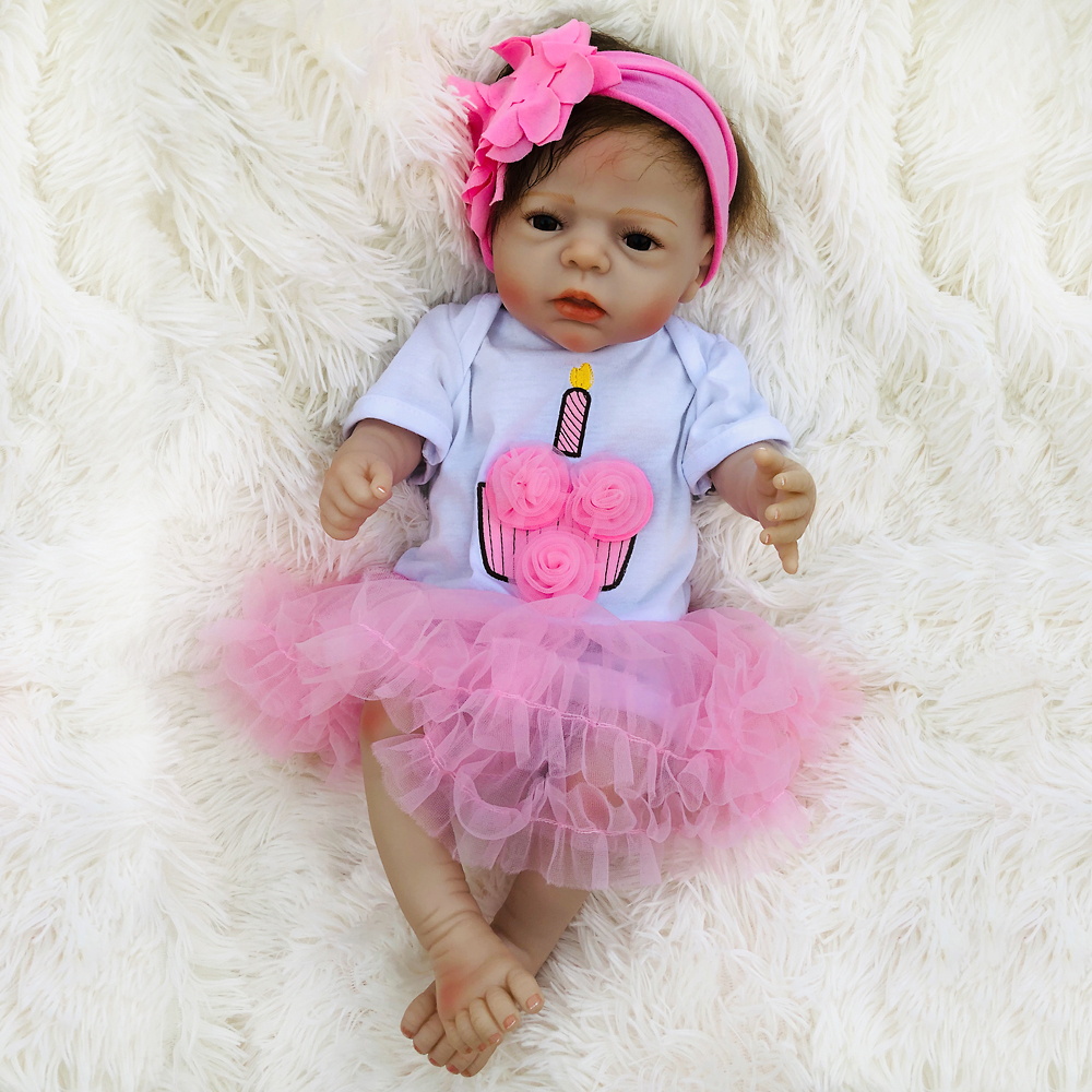 OtardDolls завод bebe reborn baby doll 22 дюймов Реалистичные Полный винил силиконовый корпус новорожденная кукла младенца