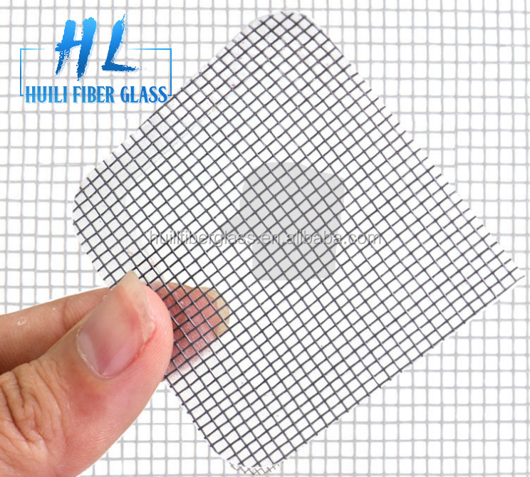 Fiberglass insect screen repair patches for fiberglass screens