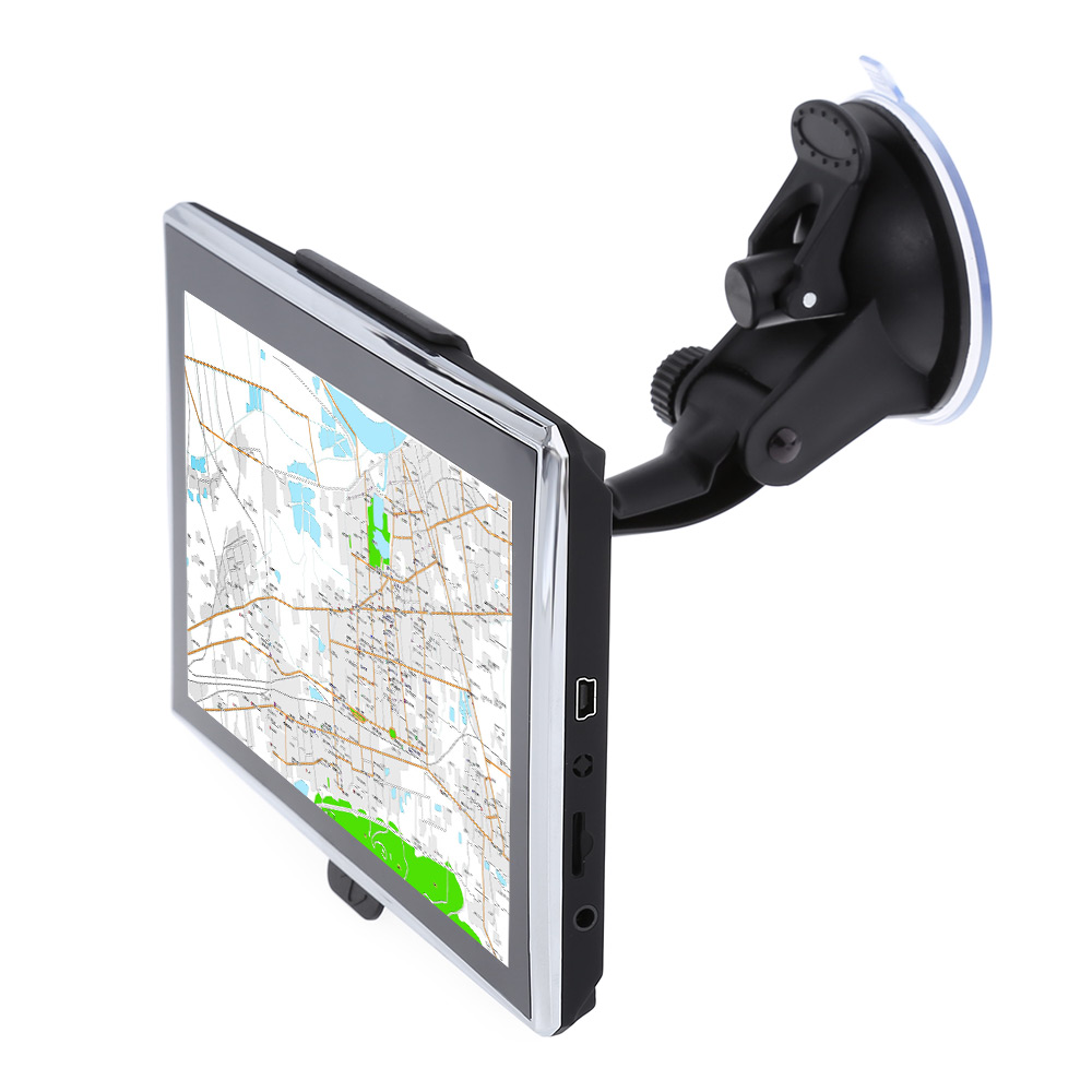 Навигация и gps с картой автомобиля и грузовика и солнцезащитным козырьком опционально