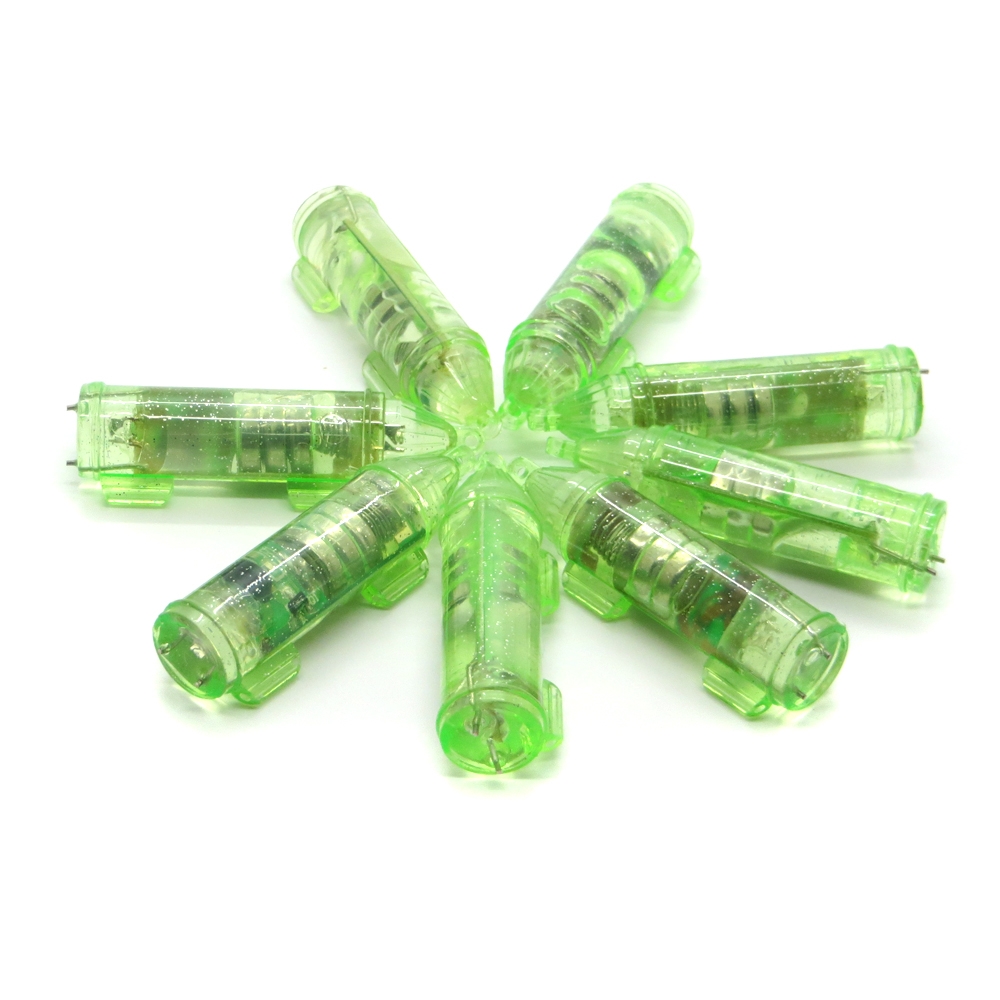 300m High Pressure Mini Size Green Red LED Underwater Fishing Lure Light