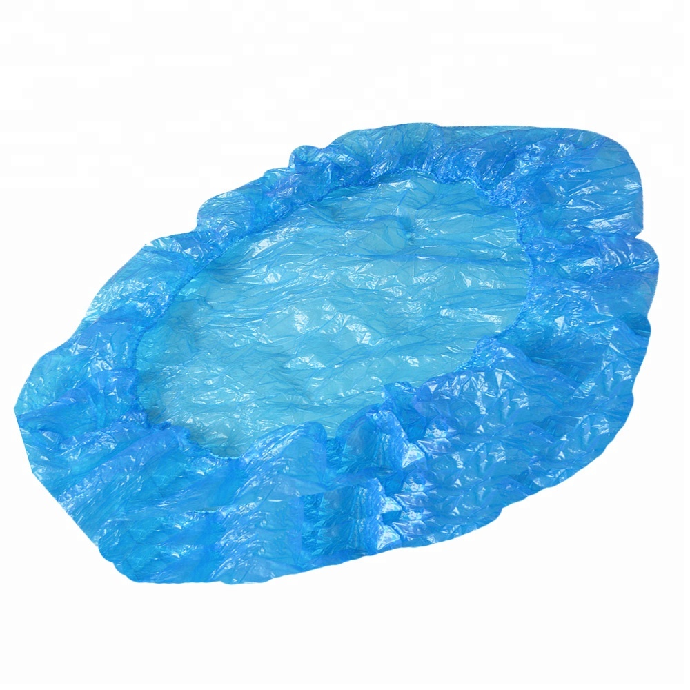 disposable CPE bed cover plastic bed cover with elastic