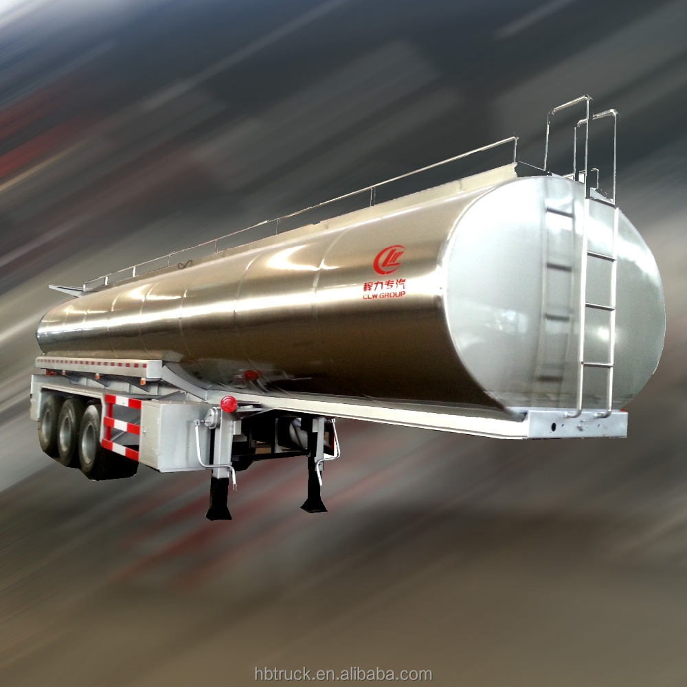 40000L food grade stainless milk carrying tanker truck