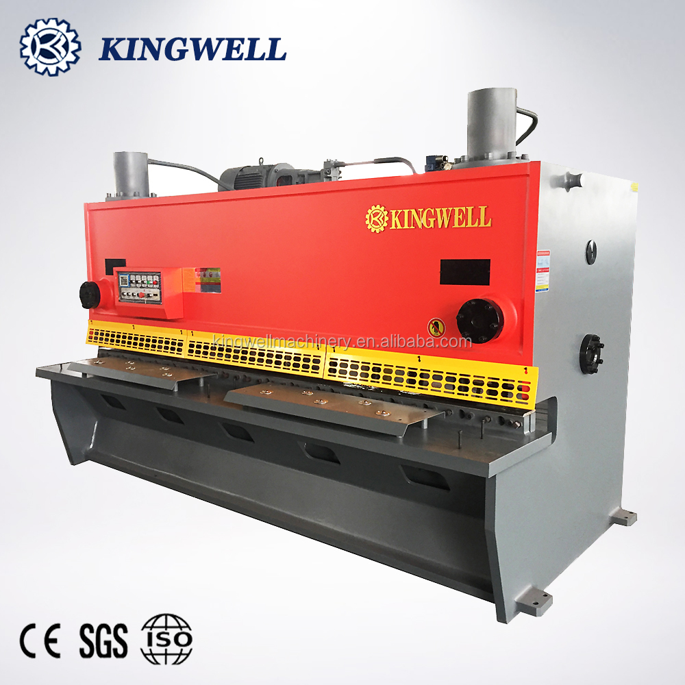 KINGWELL горячая Распродажа QC11Y металлическая пластина гильотинная гидравлическая машина для стрижки
