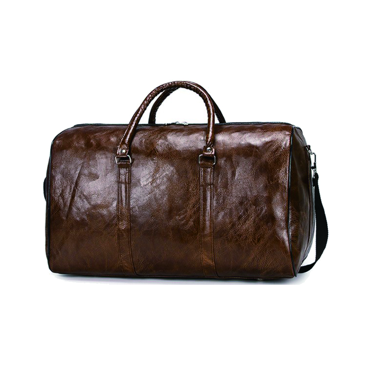 WOBAG 2019 Pu leather retro short-trip luggage bag large capacity short-trip travel bag