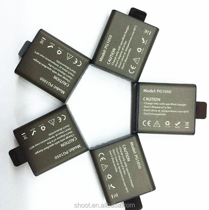 Original 1050mAh Rechargeable Li-ion batteries for Eken Camera