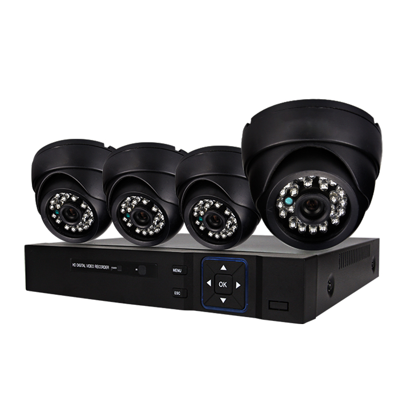 Лучшее качество 800TVL 4ch dvr kit cctv system с поддержкой OEM.