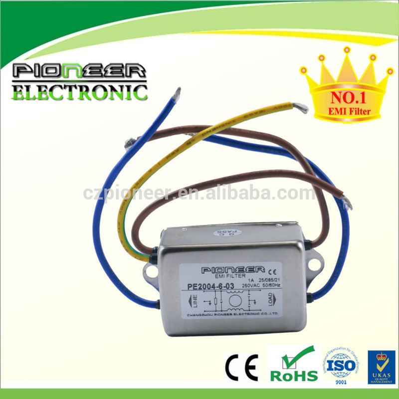 электронный 1-10A 120/250V PE2004-6-03 для управление Автоматизация Оборудование однофазный индуктивный фильтр мощности шума