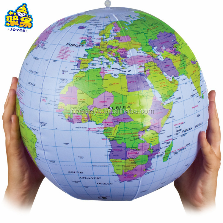 China retail fast delivery attractive design CE certificate pvc giant beach ball inflatable earth globe beach ball