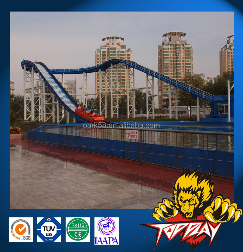 Развлекательные аттракционы, водные горки mega splash flume ride для продажи