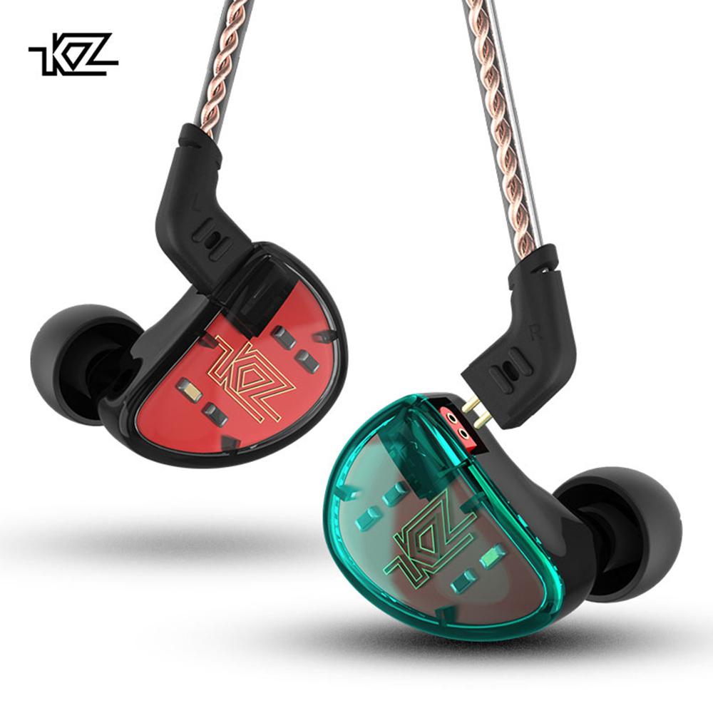 Новые наушники-вкладыши 5BA KZ AS10, наушники-вкладыши, гарнитура, проводные наушники с микрофоном