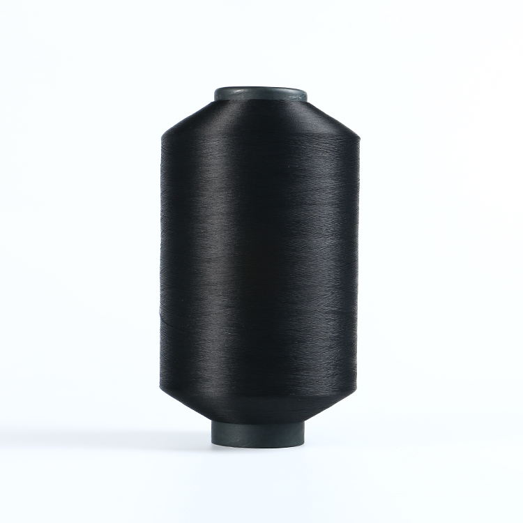 75D полиэфирная пряжа SD RW BLACK DTY