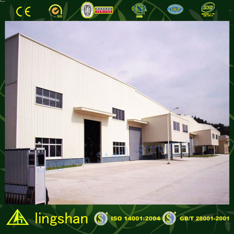 Construction of steel structures building