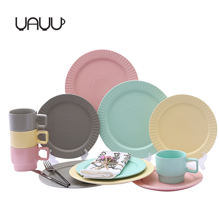 wholesale royal porcelain dinner set nordic new arrival dinner set dinnerware restaurant hotel apply dinner plate set