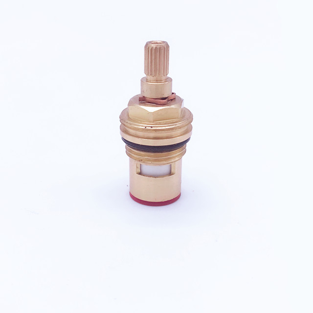 Великобритания Стиль BSP1/2 "1/4 Поворот 90 градусов 20 зубов Красный горячий/синий холодный быстрый/Быстрый Открыть латунь керамика диск коснитесь картридж